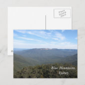 Blauwe bergen, Sydney Briefkaart (Voorkant / Achterkant)