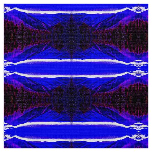 Blauwe bergen van vuur stof (Swatch)