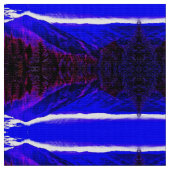 Blauwe bergen van vuur stof (Close Up)