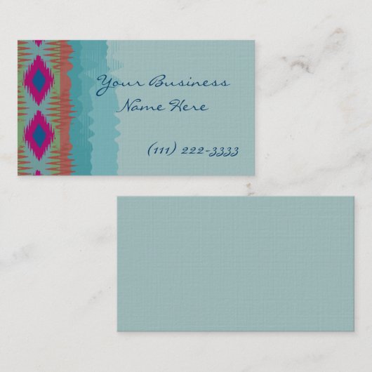 Blauwe bergen/Zuidwest-Visitekaartje Visitekaartje (Voorkant / Achterkant)