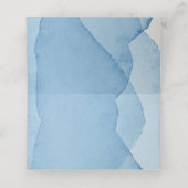 Blauwe Bergketen Landschap Trouwplaats Kaart Plaatskaartje (Binnenkant ongevouwen)