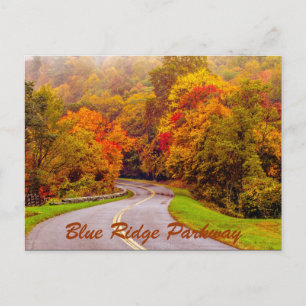 blauwe bergpas briefkaart