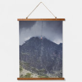 Blauwe bergtoppen en een vallei hangend wandkleed (Voorkant 2)