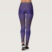 blauwe bes leggings (Achterkant)
