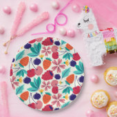 Blauwe bessen Aardbeien Bessen zoete Verjaardag Papieren Bordje (Feest)