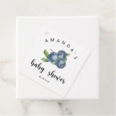 Blauwe bessen - Baby shower Bedankjes Labels (In situ)