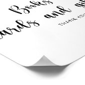 Blauwe bessen - boeken kaarten en geschenken poster (Hoek)