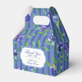 Blauwe bessen Dank u Berry Veel Baby shower Bedankdoosjes (Voorkant Zijde)