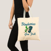 blauwe bessen die je kiest tote bag (Voorkant (product))