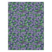 Blauwe bessen - donkerblauwe achtergrond tafelkleed (Voorkant)