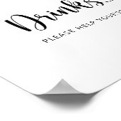 Blauwe bessen - Drinken helpen jezelf Poster (Hoek)