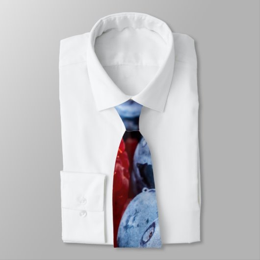 Blauwe bessen en frambozen stropdas (Gebonden)