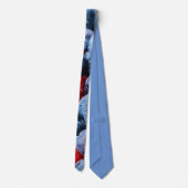 Blauwe bessen en frambozen stropdas (Achterkant)