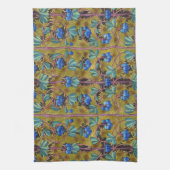 Blauwe bessen en mos theedoek (Verticaal)