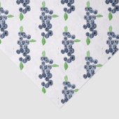 Blauwe bessen fruit Berry 1e Verjaardag waterverf Tissuepapier (Detail)