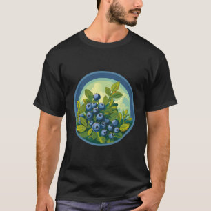 Blauwe bessen Fruit Blauwe bessen Fruit Vegan Gard T-shirt
