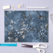 Blauwe bessen Fruit  Geïnspireerd Tissuepapier (Craft)