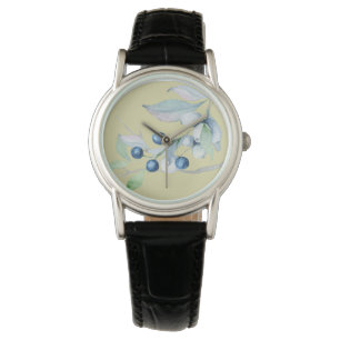 Blauwe bessen horloge