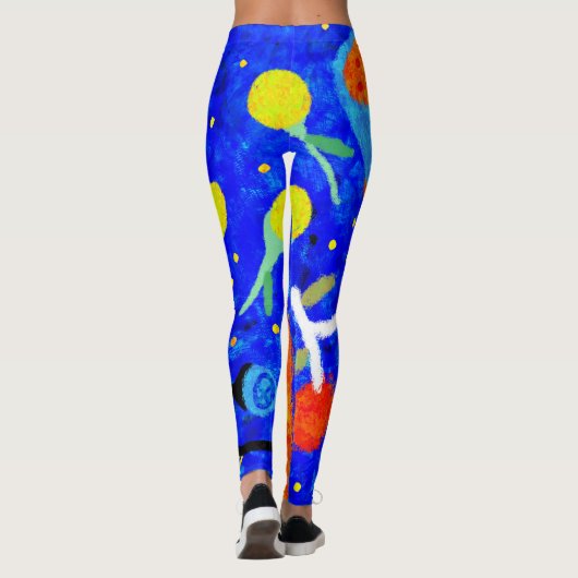Blauwe bessen leggings (Achterkant)