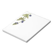 Blauwe bessen op wijnstokNotitieblok Notitieblok (Linkerzijde)