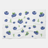 Blauwe bessen Patroon Theedoek (Horizontaal)