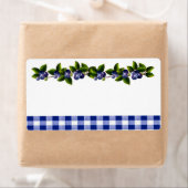 Blauwe bessen productetiket etiket (Insitu)