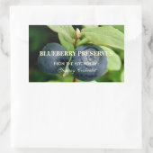 Blauwe bessen, Vaccinium ovalifolium Rechthoekige Sticker (Tas)