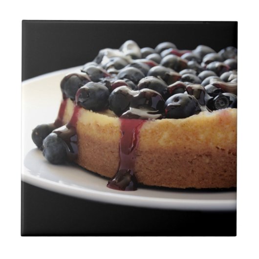 blauwe-bessentegel tegeltje (Voorkant)