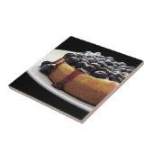 blauwe-bessentegel tegeltje (Zijkant)