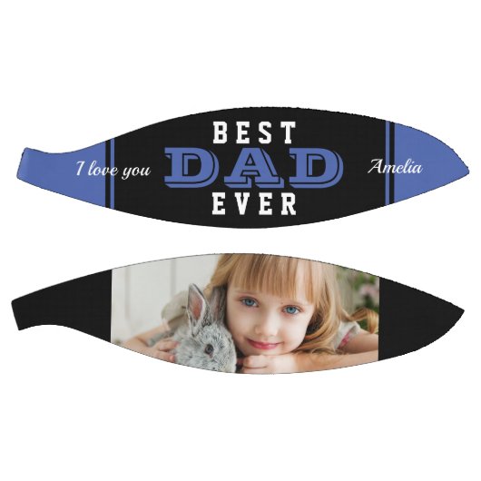 Blauwe beste vader ooit Typografie Basketbal (Panelen)