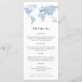 Blauwe Bestemming Dinner Menu | Carmen (Voorkant)