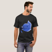 Blauwe Betta Vis T-shirt (Voorkant volledig)