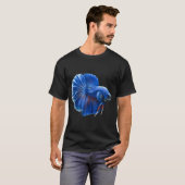 Blauwe Betta Vis T-shirt (Voorkant volledig)