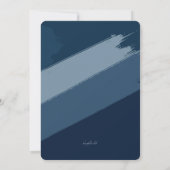 Blauwe bevestiging Modern Kaart (Achterkant)