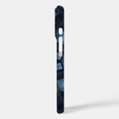 Blauwe Bewegingen Abstract Patroon Case-Mate iPhone Case (Achterkant / Links)