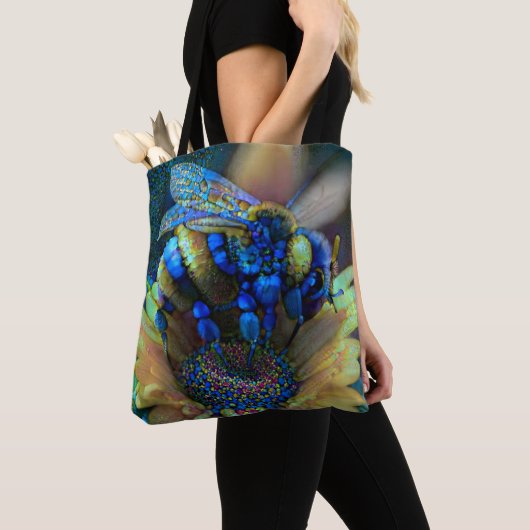 Blauwe bij: tote bag (Dichtbij)