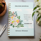 Blauwe Bijbel Verse Bloemen Gebed Journaal Notitieboek