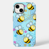 Blauwe bijenstaar | iPhone 14 Hoesje-Mate Case-Mate iPhone Case (Achterkant)