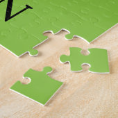 Blauwe biljartbal nummer twee personaliseren legpuzzel (Zijkant)