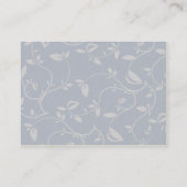 Blauwe bladeren - Chubby Visitekaartje (Achterkant)