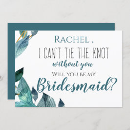 Blauwe bladeren Ik kan de knoop niet Stropdassen z Kaart