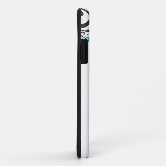 Blauwe bladeren - Persoonlijk Case-Mate iPhone Case (Achterkant/rechts)