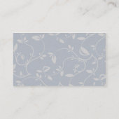 Blauwe bladeren - zakelijk visitekaartje (Achterkant)