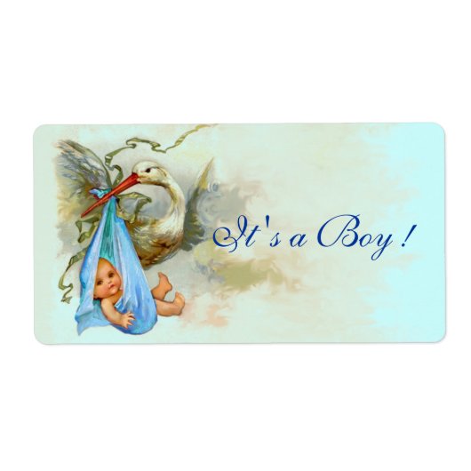 BLAUWE BLAUW BLAUW BLAUW ETIKET (Voorkant)