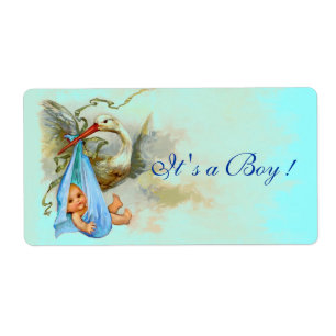 BLAUWE BLAUW BLAUW BLAUW ETIKET