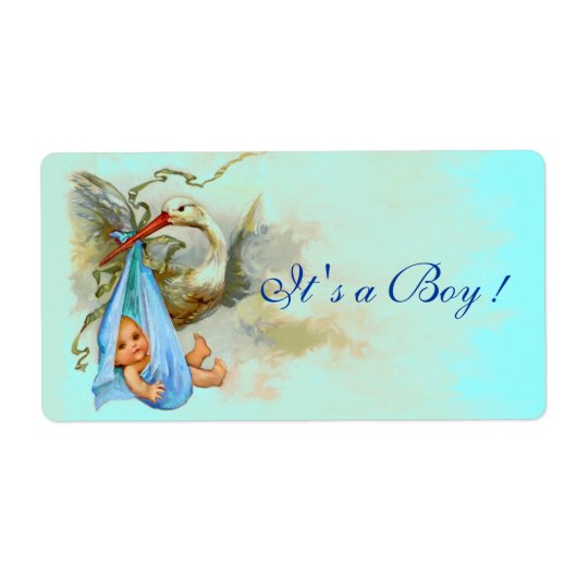 BLAUWE BLAUW BLAUW BLAUW ETIKET (Voorkant)
