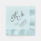 BLAUWE BLAUWE BINDENDE CHEERS! Standard Cocktail N Servet (Voorkant)