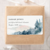 BLAUWE BLAUWE BLAUWE BLAUWE PIJNADRES ETIKET (Insitu)