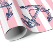 Blauwe, blauwe, blauwe, zwarte, witte of roze stre cadeaupapier (Rol Hoek)