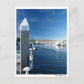 Blauwe blauwe dag briefkaart (Voorkant)